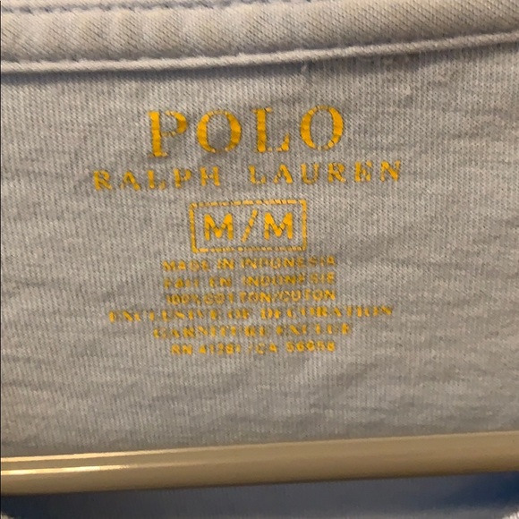 Light Blue Polo Tee Shirt - Picture 2 of 3